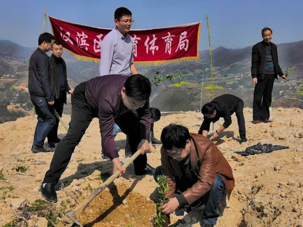 局领导带头参加植树劳动.jpg